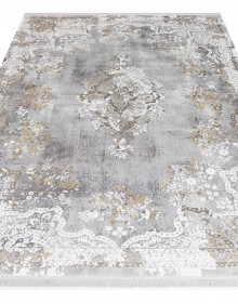 Високоворсный килим Deep ocean 146GA GREY / L.BLUE - высокое качество по лучшей цене в Украине.